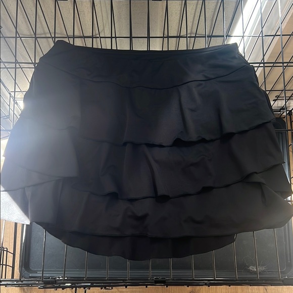 Kyodan Pants - Kyodan Black Tiered Skort